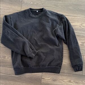 OAK Men's Black heavyweight cotton Crewneck Sweatshirt medium